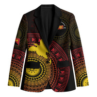 Papua New Guinea Independence Personalized Blazer Tapa Circle