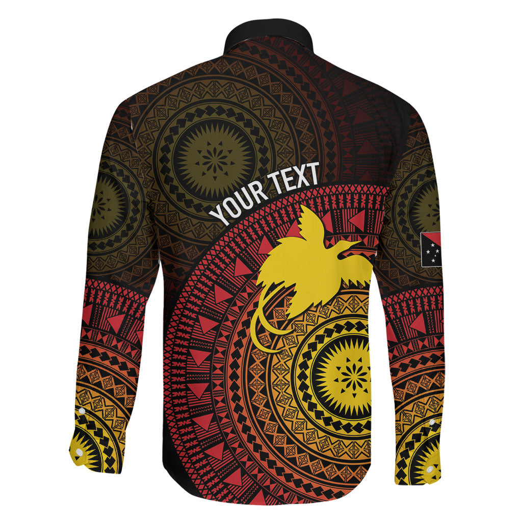Papua New Guinea Independence Personalized Family Matching Tank Maxi Dress and Hawaiian Shirt Tapa Circle