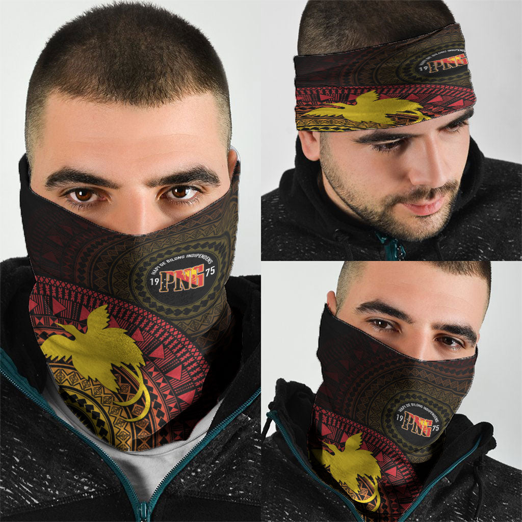 Papua New Guinea Independence Neck Gaiter Tapa Circle
