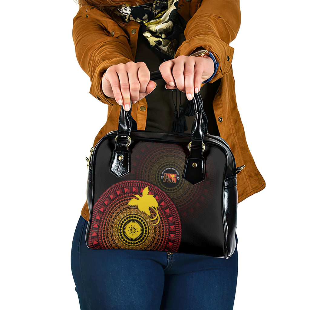 Papua New Guinea Independence Shoulder Handbag Tapa Circle