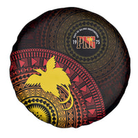 Papua New Guinea Independence Spare Tire Cover Tapa Circle