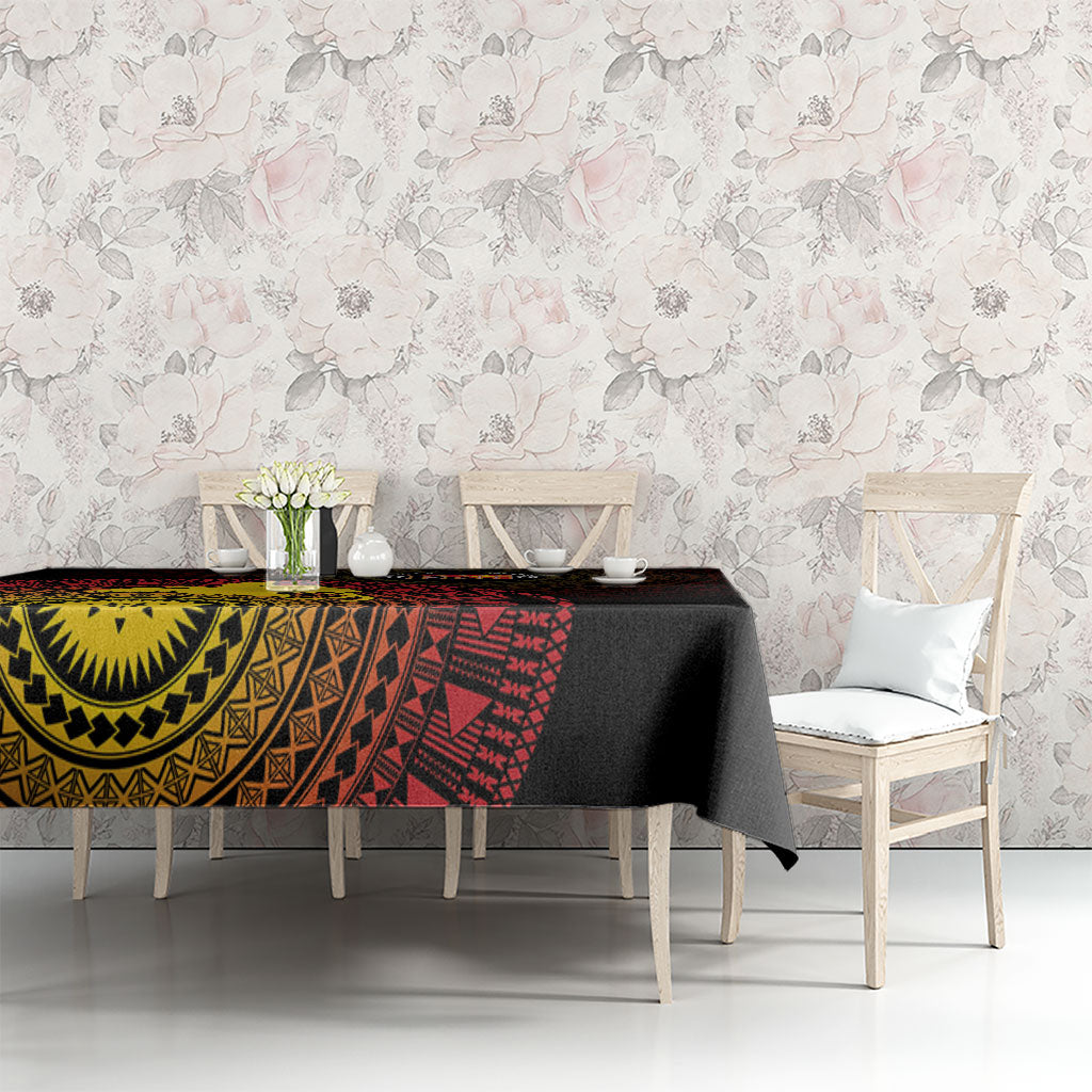 Papua New Guinea Independence Tablecloth Tapa Circle