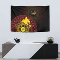 Papua New Guinea Independence Tapestry Tapa Circle