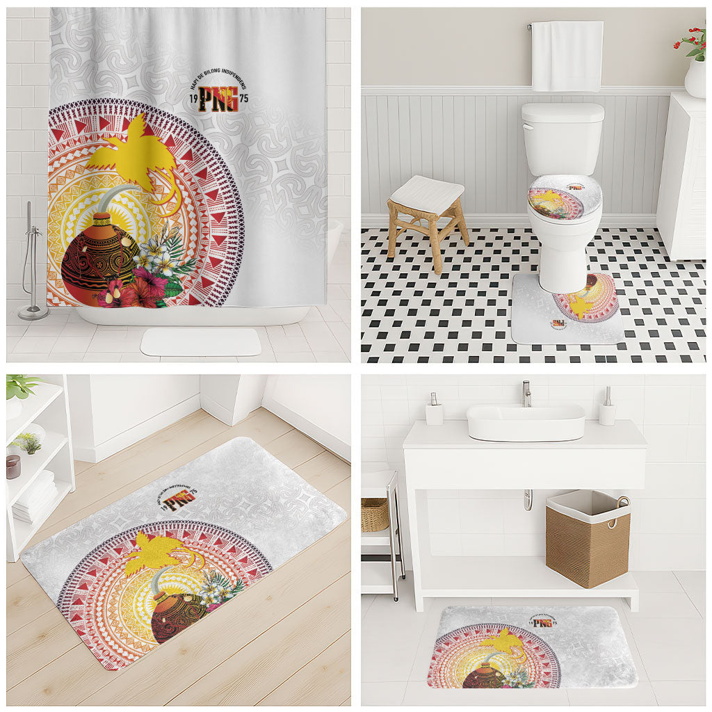 Hapi De Bilong Indipendens Papua New Guinea Bathroom Set PNG Lime Pot