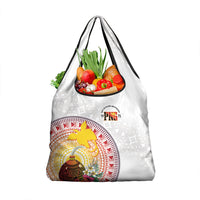 Hapi De Bilong Indipendens Papua New Guinea Grocery Bag PNG Lime Pot