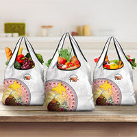 Hapi De Bilong Indipendens Papua New Guinea Grocery Bag PNG Lime Pot