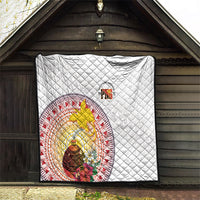 Hapi De Bilong Indipendens Papua New Guinea Quilt PNG Lime Pot