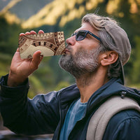 Bula Fiji Day 55th Anniversary Masi Tapa 4 in 1 Can Cooler Tumbler Emerald Jubilee - Beige - Polynesian Pride
