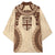Bula Fiji Day 55th Anniversary Masi Tapa Kimono Emerald Jubilee - Beige - Polynesian Pride