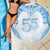 Bula Fiji Day 55th Anniversary Masi Tapa Beach Blanket Emerald Jubilee - Turquoise - Polynesian Pride