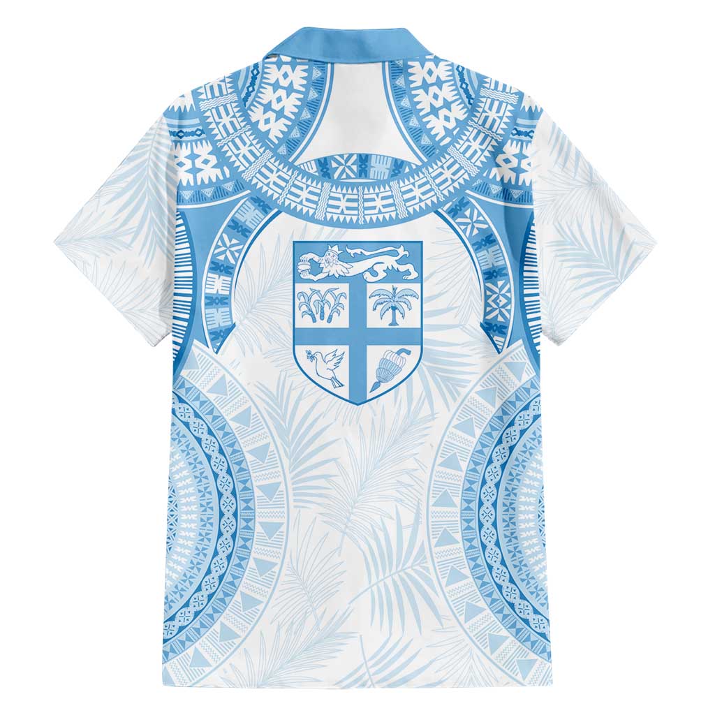 Bula Fiji Day 55th Anniversary Masi Tapa Hawaiian Shirt Emerald Jubilee - Turquoise - Polynesian Pride