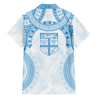 Bula Fiji Day 55th Anniversary Masi Tapa Hawaiian Shirt Emerald Jubilee - Turquoise - Polynesian Pride