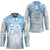 Bula Fiji Day 55th Anniversary Masi Tapa Hockey Jersey Emerald Jubilee - Turquoise - Polynesian Pride