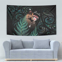 Maori Hongi Valentine Tapestry Aroha Ahau Ki A Koe