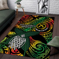 Vanuatu Indipendens Dei Area Rug Mix Traditional Sand Drawing