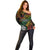 Vanuatu Indipendens Dei Off Shoulder Sweater Mix Traditional Sand Drawing