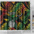 Vanuatu Indipendens Dei Shower Curtain Mix Traditional Sand Drawing