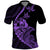 Custom Guam Polo Shirt Tribal Turtles Curves Style Purple LT7 Purple - Polynesian Pride