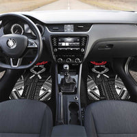 Personalized Talofa Samoa Car Mats Ulafala With Toa Nifo'oti - Black