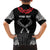 Personalized Talofa Samoa Family Matching Off The Shoulder Long Sleeve Dress and Hawaiian Shirt Ulafala With Toa Nifo'oti - Black