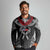 Personalized Talofa Samoa Long Sleeve Polo Shirt Ulafala With Toa Nifo'oti - Black