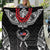 Personalized Talofa Samoa Quilt Ulafala With Toa Nifo'oti - Black