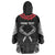 Personalized Talofa Samoa Wearable Blanket Hoodie Ulafala With Toa Nifo'oti - Black