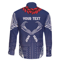 Personalized Talofa Samoa Family Matching Puletasi and Hawaiian Shirt Ulafala With Toa Nifo'oti - Blue