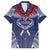 Personalized Talofa Samoa Family Matching Summer Maxi Dress and Hawaiian Shirt Ulafala With Toa Nifo'oti - Blue