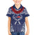 Personalized Talofa Samoa Family Matching Summer Maxi Dress and Hawaiian Shirt Ulafala With Toa Nifo'oti - Blue