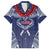 Personalized Talofa Samoa Hawaiian Shirt Ulafala With Toa Nifo'oti - Blue
