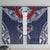 Personalized Talofa Samoa Window Curtain Ulafala With Toa Nifo'oti - Blue
