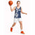 New Zealand Maori Mo Bros Basketball Jersey Blue Ribbon With Koru Kowhaiwhai - Polynesian Pride