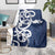 New Zealand Maori Mo Bros Blanket Blue Ribbon With Koru Kowhaiwhai - Polynesian Pride