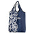 New Zealand Maori Mo Bros Grocery Bag Blue Ribbon With Koru Kowhaiwhai - Polynesian Pride
