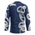 New Zealand Maori Mo Bros Hockey Jersey Blue Ribbon With Koru Kowhaiwhai - Polynesian Pride