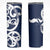 New Zealand Maori Mo Bros Skinny Tumbler Blue Ribbon With Koru Kowhaiwhai - Polynesian Pride