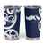 New Zealand Maori Mo Bros Tumbler Cup Blue Ribbon With Koru Kowhaiwhai - Polynesian Pride