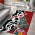 New Zealand Silver Fern Christmas Tree Area Rug Meri Kirihimete - Polynesian Pride