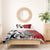 New Zealand Silver Fern Christmas Tree Bedding Set Meri Kirihimete - Polynesian Pride