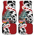 New Zealand Silver Fern Christmas Tree Car Mats Meri Kirihimete - Polynesian Pride