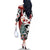 New Zealand Silver Fern Christmas Tree Family Matching Off The Shoulder Long Sleeve Dress and Hawaiian Shirt Meri Kirihimete - Polynesian Pride