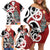 New Zealand Silver Fern Christmas Tree Family Matching Off Shoulder Short Dress and Hawaiian Shirt Meri Kirihimete - Polynesian Pride