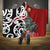 New Zealand Silver Fern Christmas Tree Hooded Blanket Meri Kirihimete - Polynesian Pride