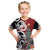 New Zealand Silver Fern Christmas Tree Kid T Shirt Meri Kirihimete - Polynesian Pride
