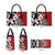 New Zealand Silver Fern Christmas Tree Leather Bag Meri Kirihimete - Polynesian Pride
