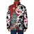 New Zealand Silver Fern Christmas Tree Padded Jacket Meri Kirihimete - Polynesian Pride