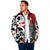 New Zealand Silver Fern Christmas Tree Padded Jacket Meri Kirihimete - Polynesian Pride