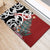 New Zealand Silver Fern Christmas Tree Rubber Doormat Meri Kirihimete - Polynesian Pride