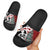 New Zealand Silver Fern Christmas Tree Slide Sandals Meri Kirihimete - Polynesian Pride